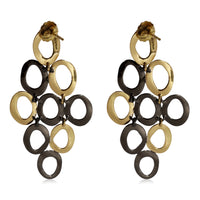 Ippolita Notte Cascade Earrings in 18k Yellow Gold/Sterling Silver