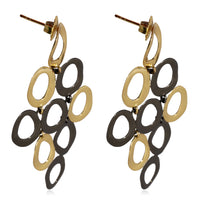 Ippolita Notte Cascade Earrings in 18k Yellow Gold/Sterling Silver