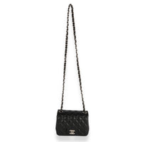 Chanel Black Quilted Lambskin Mini Square Classic Flap Bag