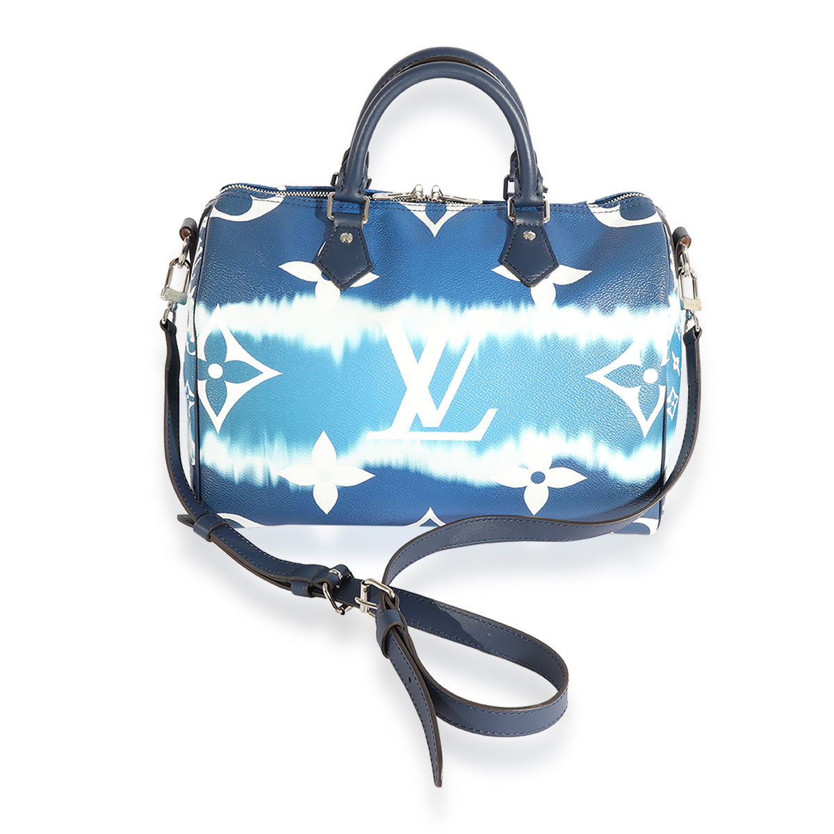 Louis Vuitton Speedy Bandouliere LV Escale 30 Bleu in Coated