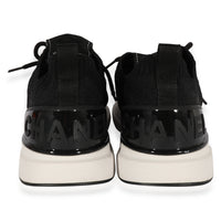 Chanel Stretch Fabric Sneaker Black