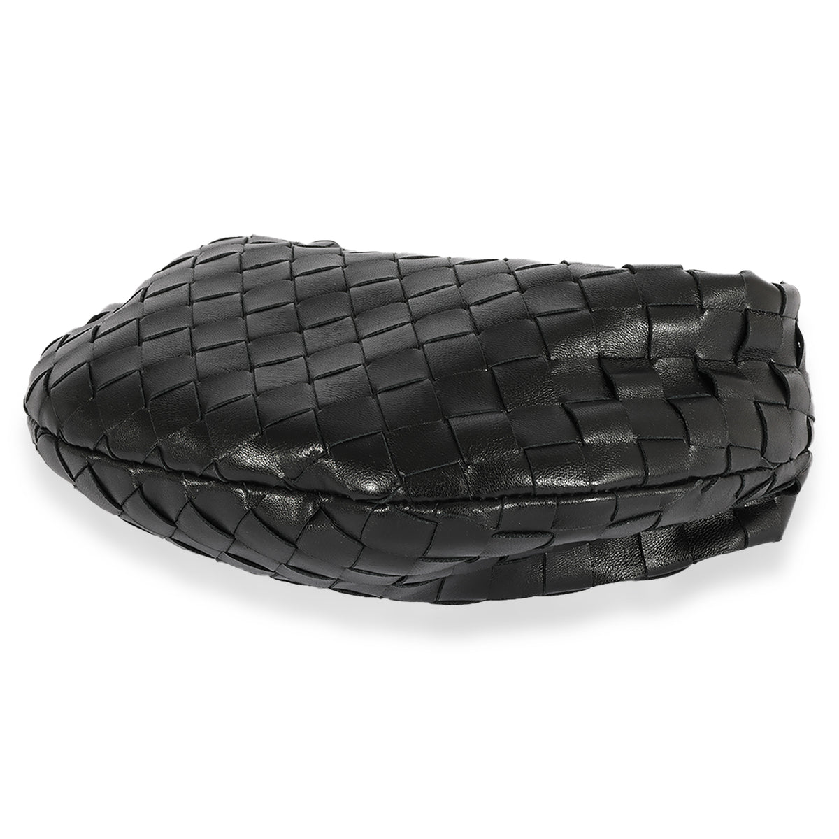 Bottega Veneta Black Intrecciato Leather Mini Jodie