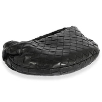 Bottega Veneta Black Intrecciato Leather Mini Jodie