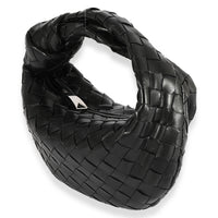 Bottega Veneta Black Intrecciato Leather Mini Jodie