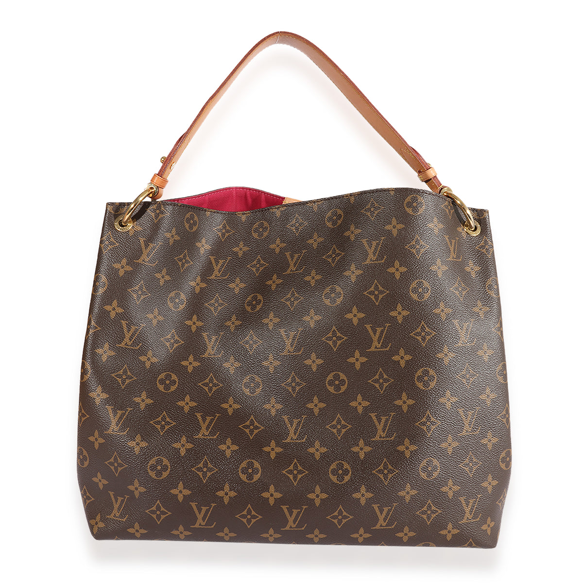Louis Vuitton - Authenticated Graceful Handbag - Cloth Brown For Woman, Very Good condition