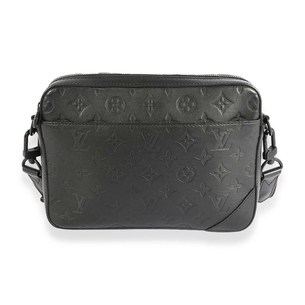 Louis Vuitton Black Monogram Embossed Taurillon Leather Soft Trunk Wallet, myGemma, AU