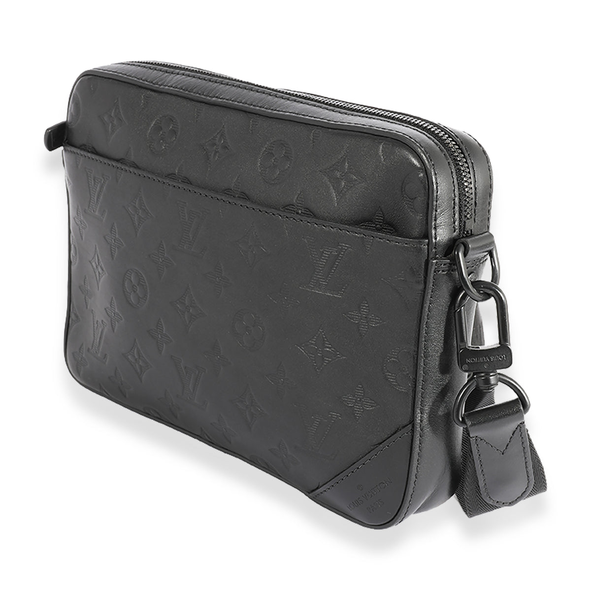 Louis Vuitton Black Monogram Shadow Calfskin Multiple Wallet, myGemma, JP