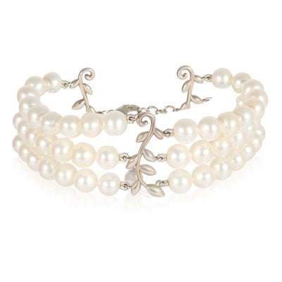 Tiffany & Co. Paloma Picasso 3-Strand Pearl Bracelet in Sterling Silver