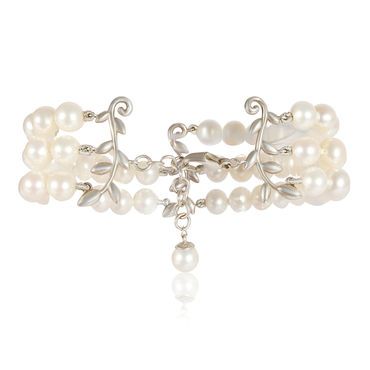 Tiffany & Co. Paloma Picasso 3-Strand Pearl Bracelet in Sterling Silver