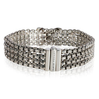 David Yurman Multi Strand Diamond Bracelet in Sterling Silver 0.25 CTW