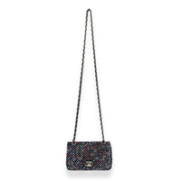 Chanel Multicolor Paillettes Denim Mini Rectangular Classic Flap Bag