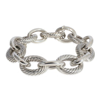 David Yurman Oval Link Bracelet in 925 Sterling Silver