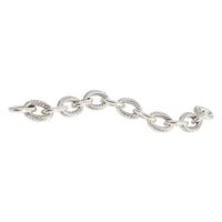 David Yurman Oval Link Bracelet in 925 Sterling Silver