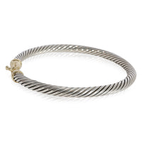 David Yurman Buckle Bangle in 18K Yellow Gold/Sterling Silver