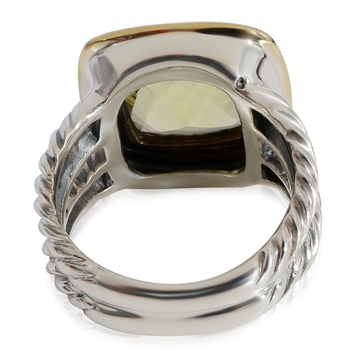 David Yurman Noblesse Peridot Fashion Ring in 14K Yellow Gold/Sterling Silver