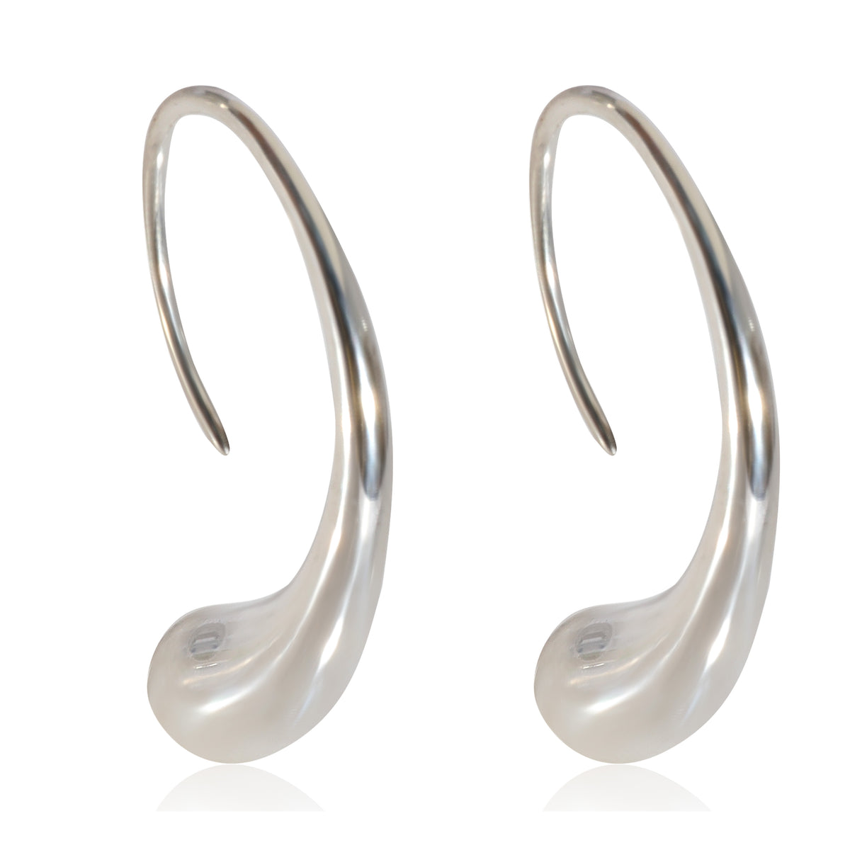 Tiffany & Co. Elsa Peretti Teardrop Earrings in Sterling Silver