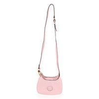 Versace Pale Pink Grained Leather Medusa Crossbody