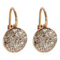 Pomellato Sabbia Diamond Earrings in 18k Rose Gold 0.78 CTW