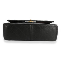 Chanel Black Quilted Lambskin Jumbo Double Flap Bag