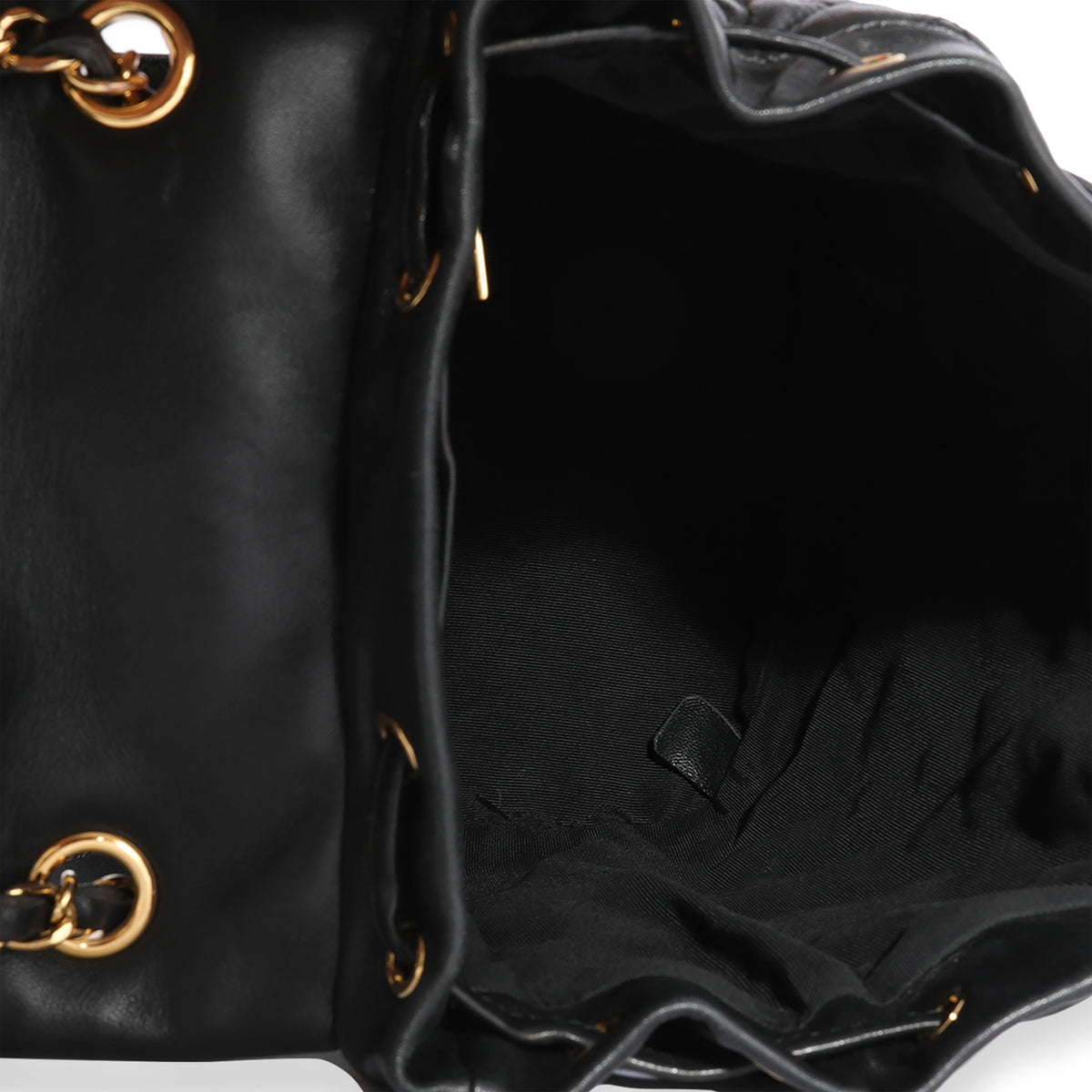 chanel black quilted leather backpack Chanel Black Quilted Lambskin Small Urban Spirit Backpack | myGemma