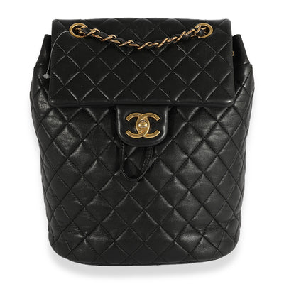 Chanel Black Quilted Lambskin Small Urban Spirit Backpack