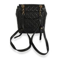 Chanel Black Quilted Lambskin Small Urban Spirit Backpack