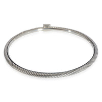 David Yurman Confetti Diamond Bangle in 925 Sterling Silver 0.05 CTW