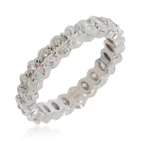 Diamond Oval Eternity Band in 14k White Gold 2.3 CTW