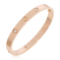 Cartier Love Bracelet, 4 Diamonds (Rose Gold, Diamonds)