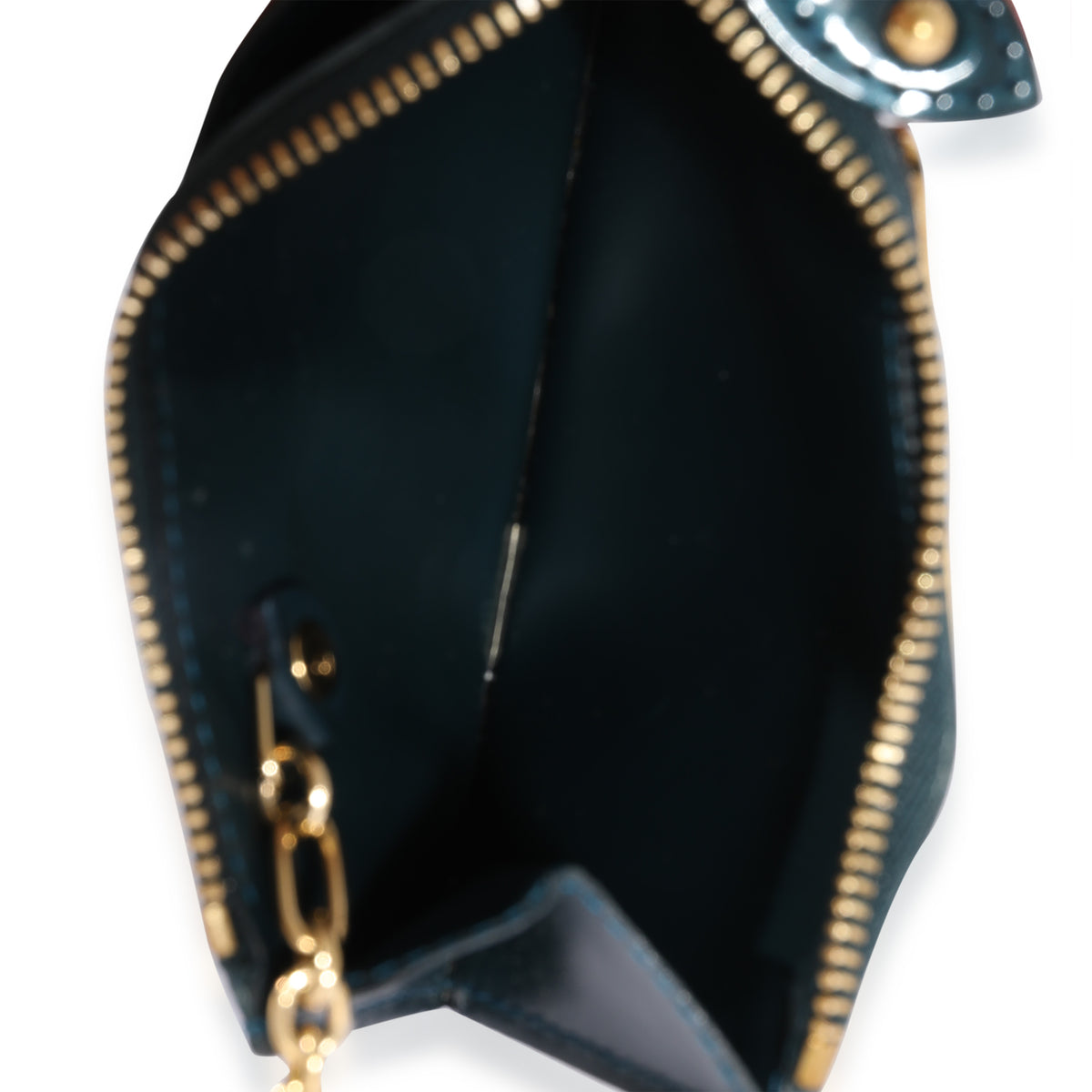 Louis Vuitton Iridescent Navy Nacre Empreinte Key Pouch