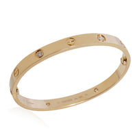 Cartier Love Diamond Bracelet in 18k Yellow Gold 0.42 CTW