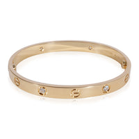 Cartier Love Diamond Bracelet in 18k Yellow Gold 0.42 CTW