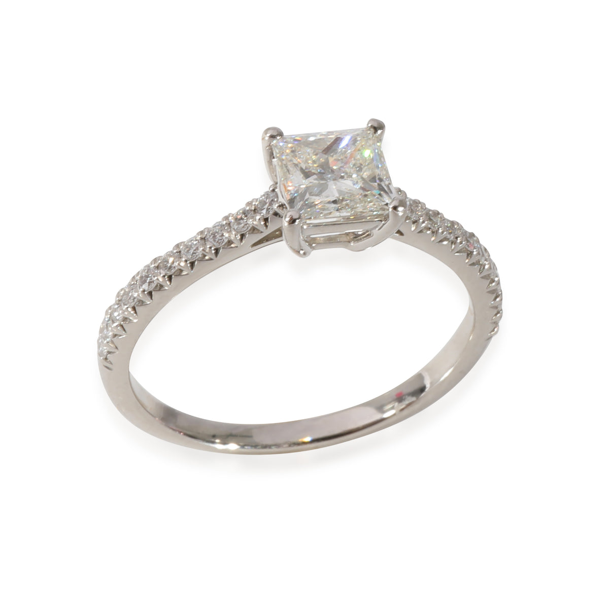 Tiffany & Co. Novo Diamond  Engagement Ring in 950 Platinum H VVS2 0.9 CT