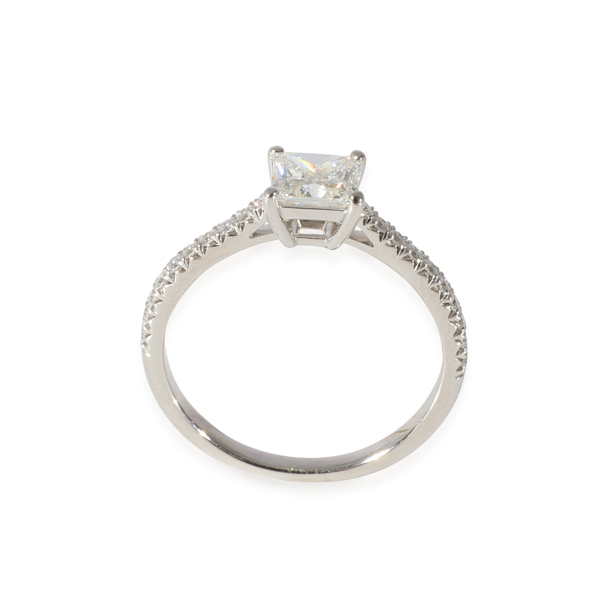 Tiffany & Co. Novo Diamond  Engagement Ring in 950 Platinum H VVS2 0.9 CT