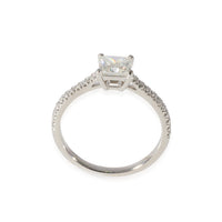 Tiffany & Co. Novo Diamond  Engagement Ring in 950 Platinum H VVS2 0.9 CT