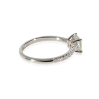 Tiffany & Co. Novo Diamond  Engagement Ring in 950 Platinum H VVS2 0.9 CT