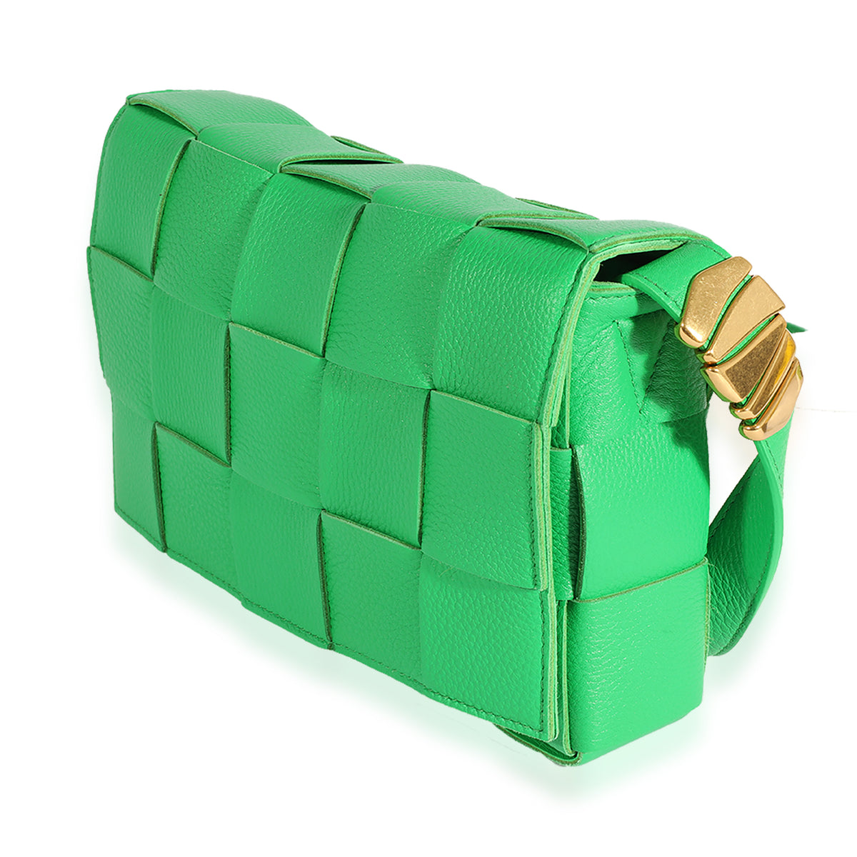 Bottega Veneta Green Nappa Belt Chain Pouch, myGemma