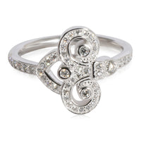 Tiffany & Co. Tiffany Fleur de Lis Diamond Ring in 950 Platinum 0.21 CTW