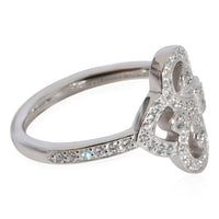 Tiffany & Co. Tiffany Fleur de Lis Diamond Ring in 950 Platinum 0.21 CTW