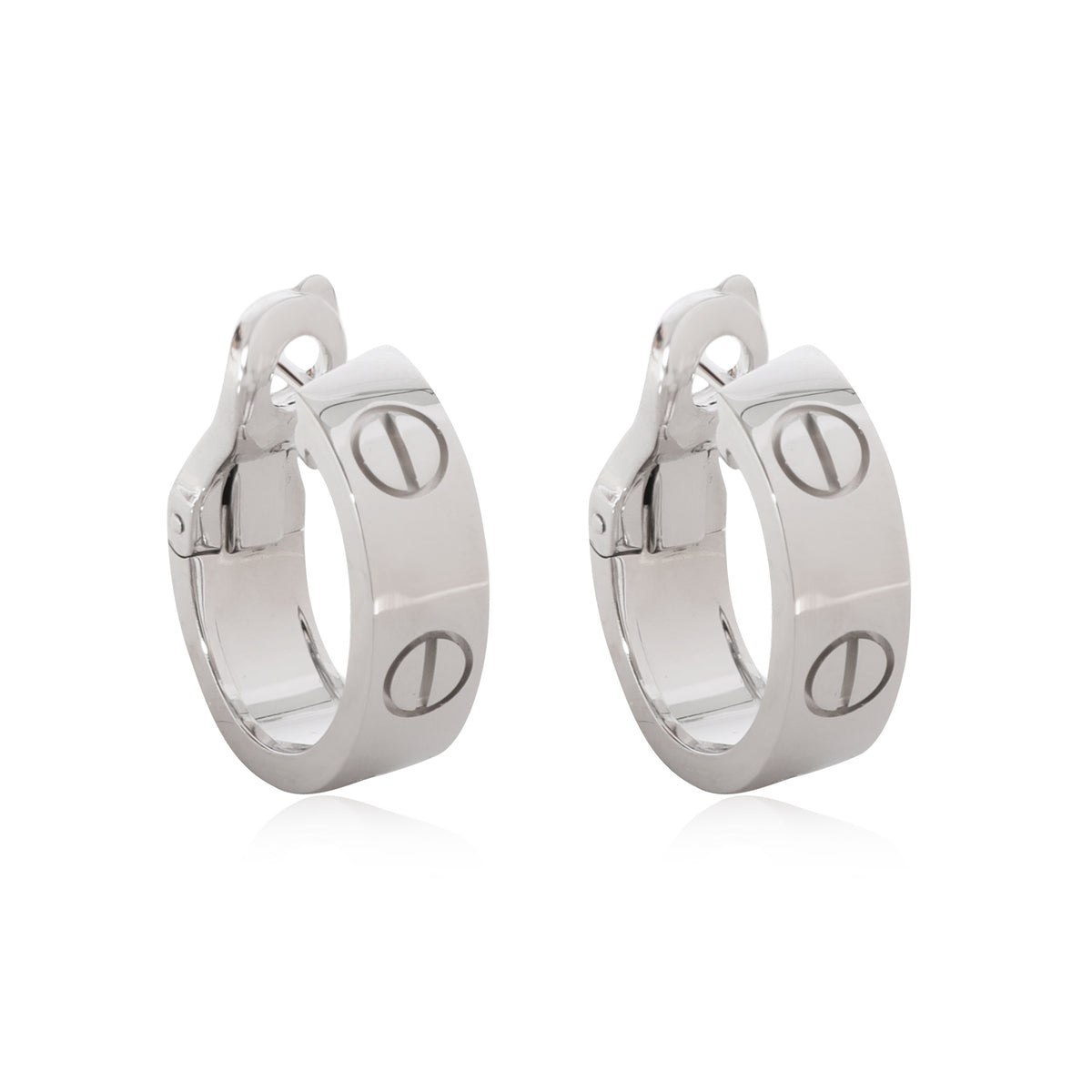 CRB8028900 - LOVE earrings - White gold - Cartier