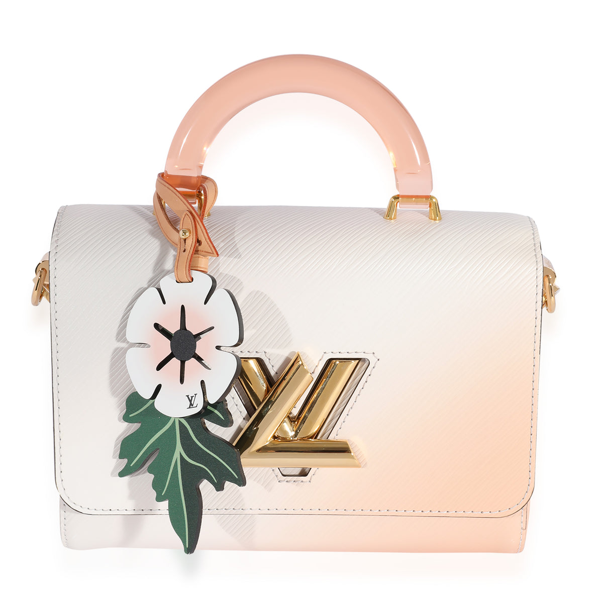 Louis Vuitton Pink Gradient Epi Twist MM Top Handle Bag
