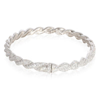 David Yurman Wisteria Full Pave Bracelet in 18K White Gold 3.13 CTW