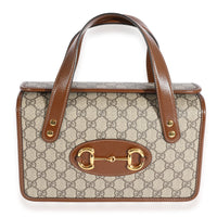 Gucci GG Supreme 1955 Horsebit Top Handle Bag