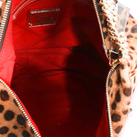 Christian Louboutin Leopard Print Pony Hair Marianna Hobo