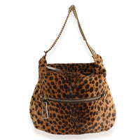 Christian Louboutin Leopard Print Pony Hair Marianna Hobo