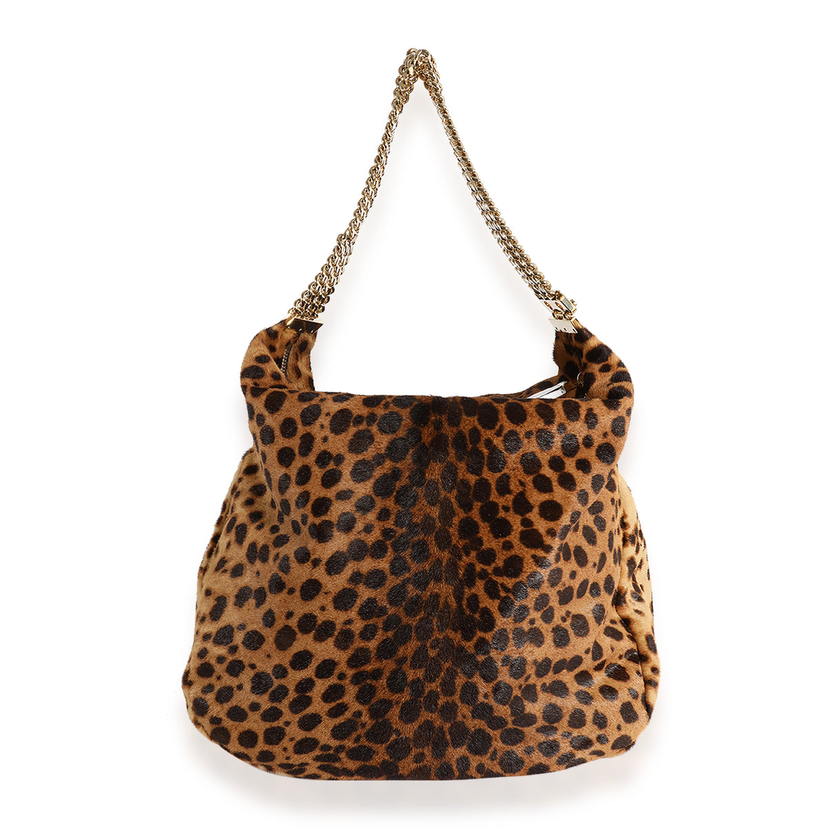 Christian Louboutin Leopard Print Pony Hair Marianna Hobo