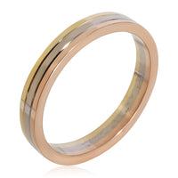 Cartier Wedding Band in 18k 3 Tone Gold