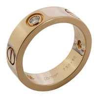 Cartier Love Diamond Ring in 18k Yellow Gold 0.22 CTW