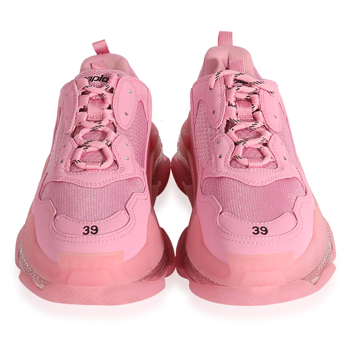 Balenciaga Wmns Triple S Clear Sole - Pink