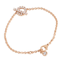 Hermès Diamond Finesse  Bracelet in 18k Rose Gold 0.55 CTW